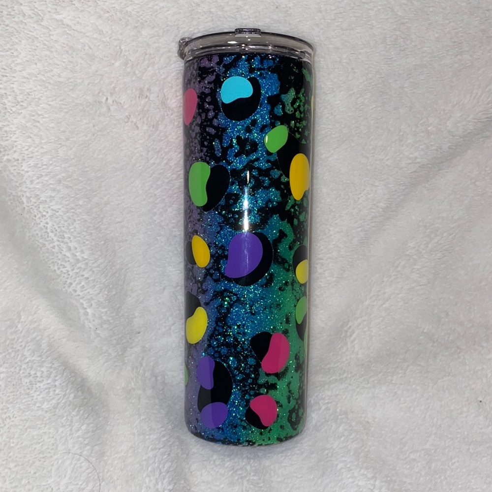 20oz Multi Color Glittered Tumbler (SOLD)